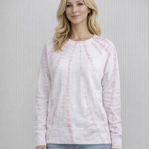 PINK Victoria's Secret Lavender and White Top